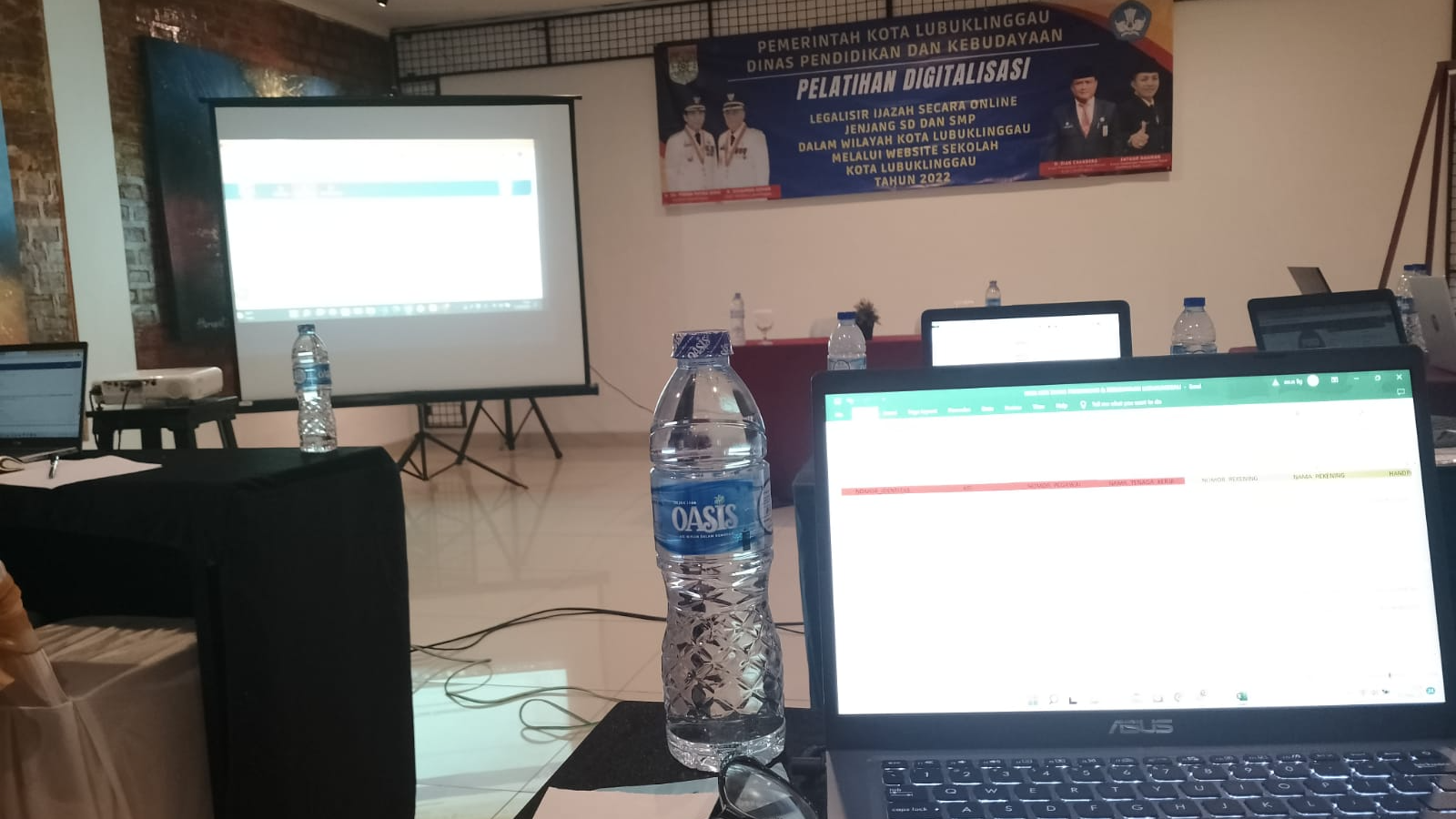 Pelatihan Digitalisasi 15-16 September 2022 Di Hotal Dewinda Lubuklinggau