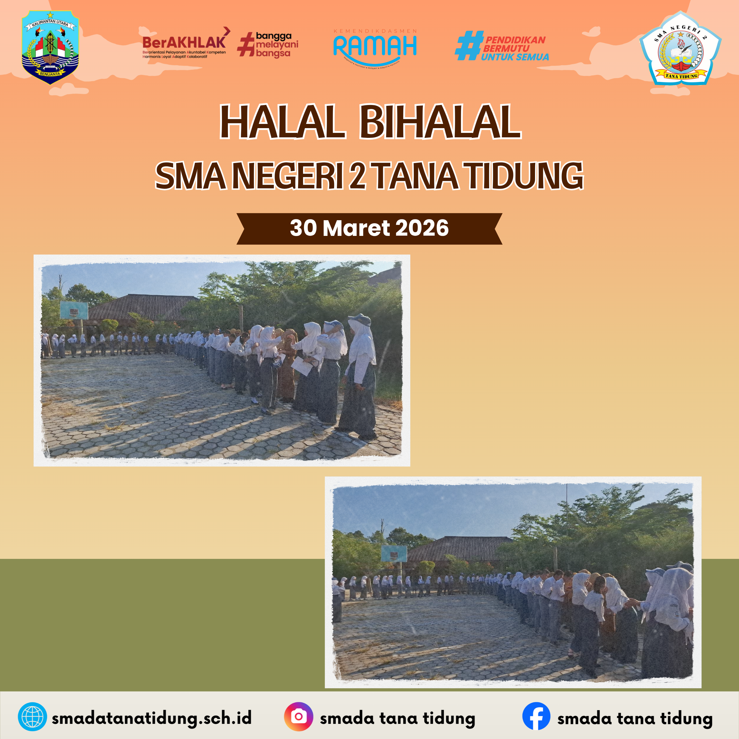Halal Bihalal SMA Negeri 2 Tana Tidung