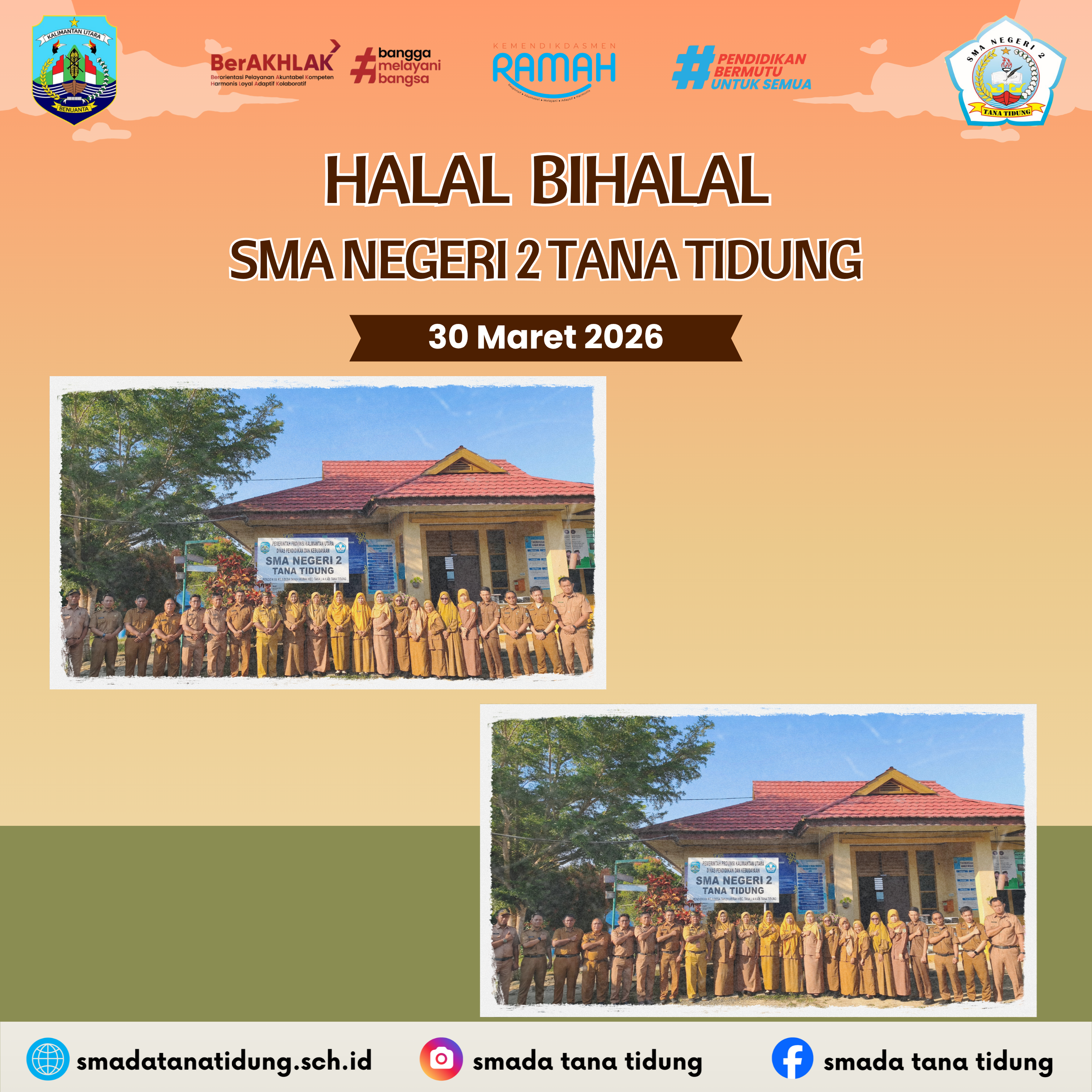 Halal Bihalal SMA Negeri 2 Tana Tidung