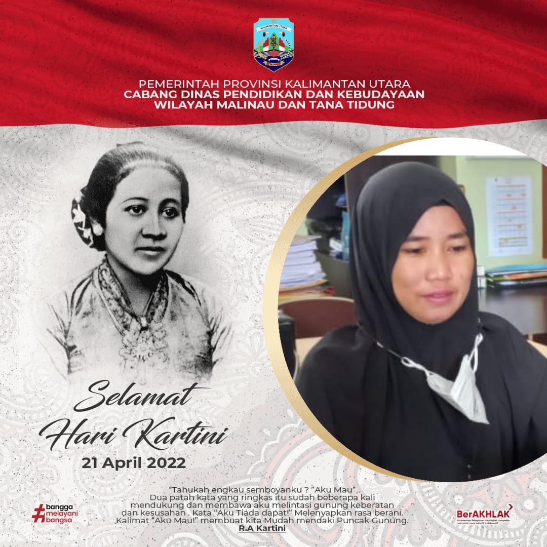 SELAMAT MEMPERINGATI  HARI  RADEN AJENG KARTINI  21- APRIL-2022