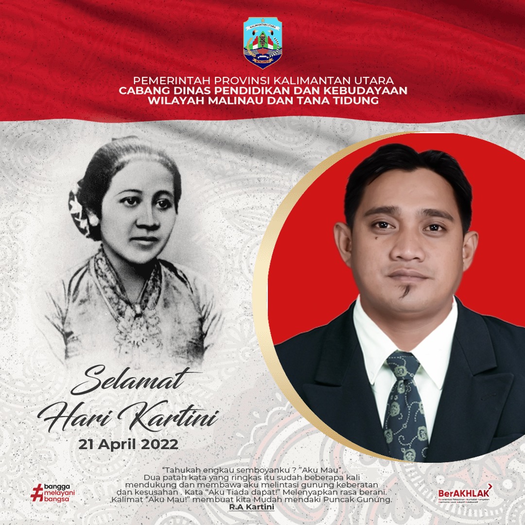 SELAMAT MEMPERINGATI  HARI  RADEN AJENG KARTINI  21- APRIL-2022