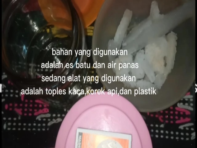 Membuat Awan Dalam Gelas