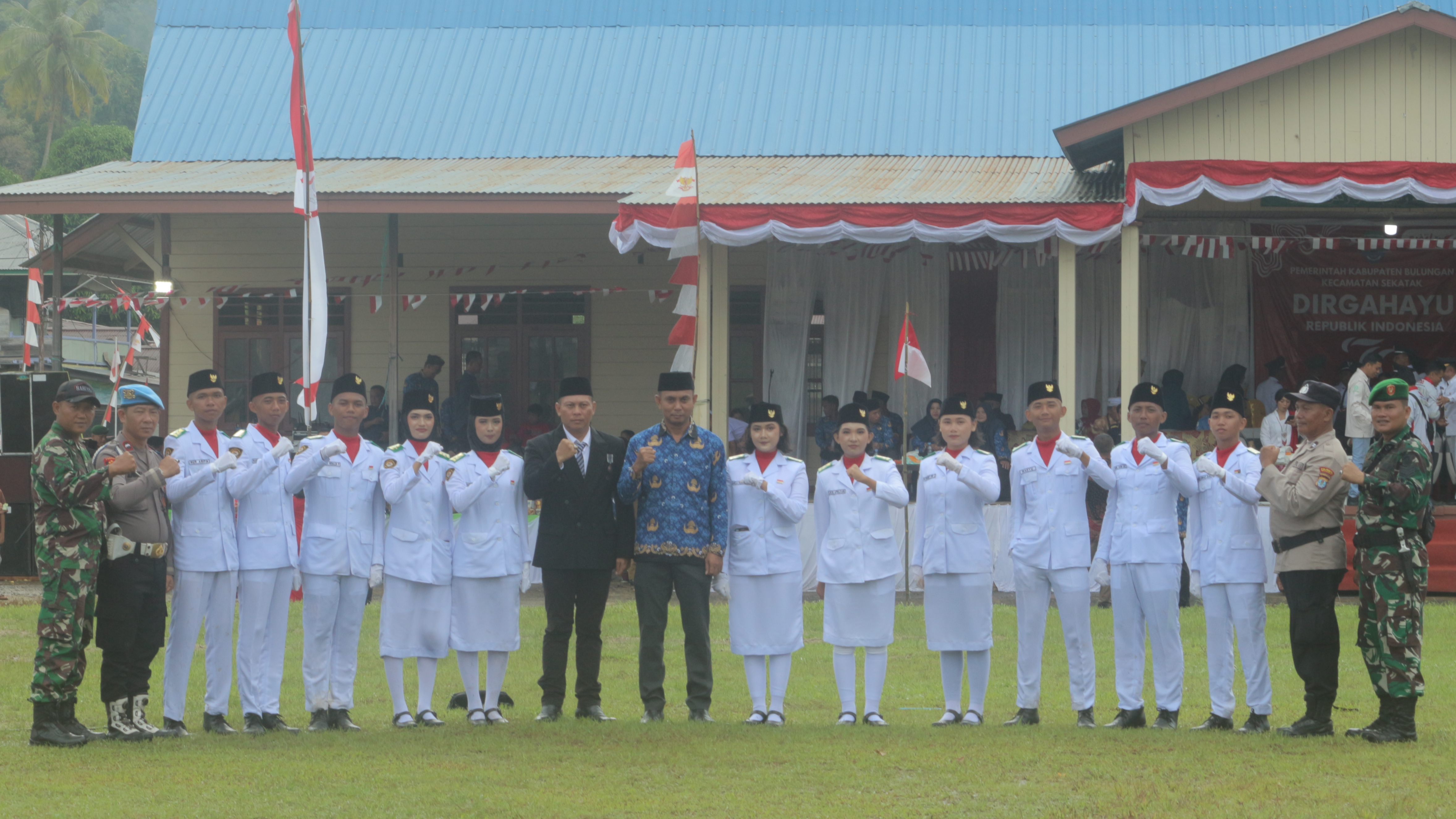 Pakibra SMA Negeri 1 Sekatak Pada HUT RI ke 79 Tahun 2024