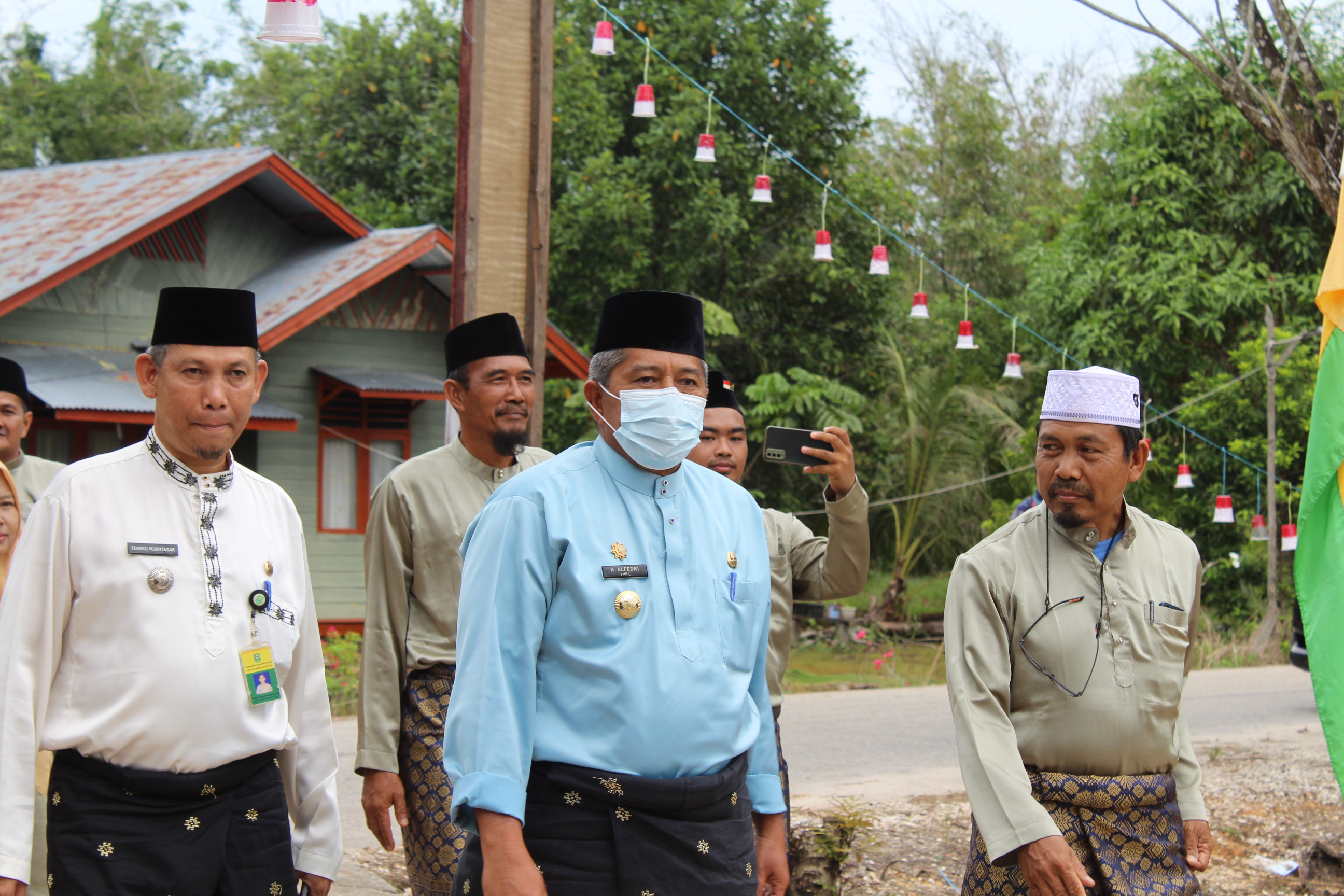 Kedatangan Bupati Siak beserta rombongan
