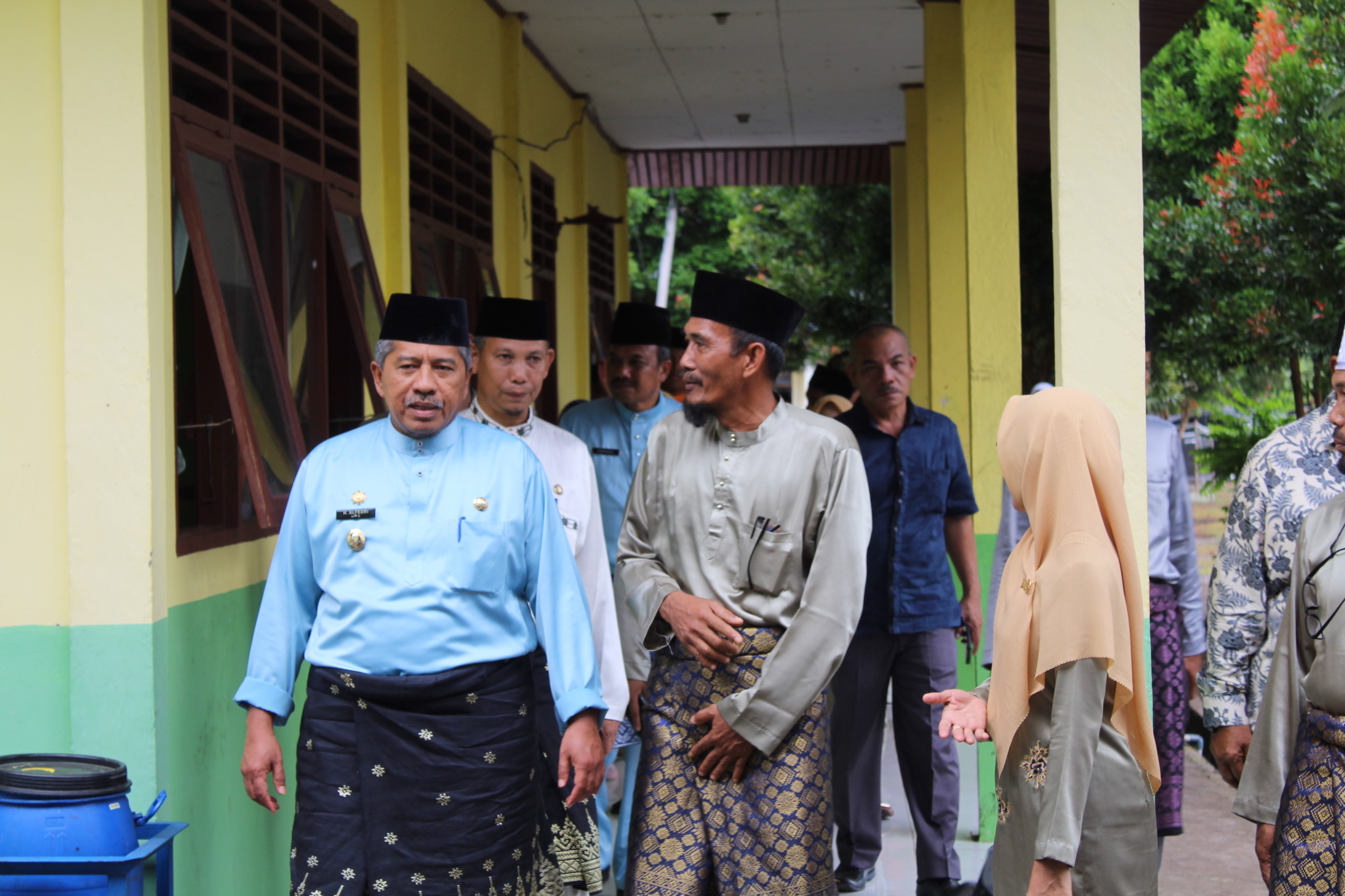 Kedatangan Bupati Siak beserta rombongan