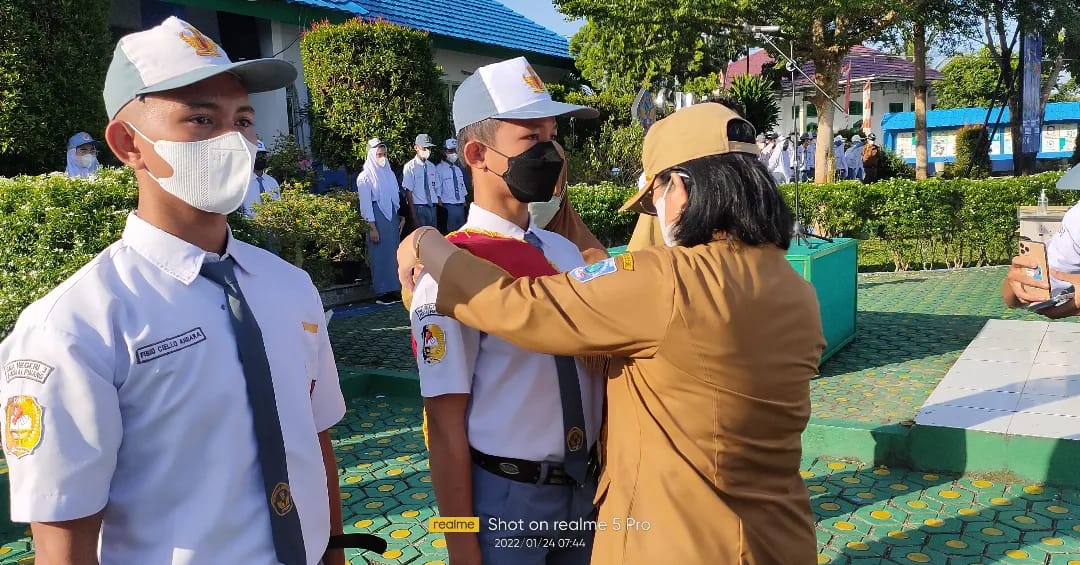 Pelantikan Pengurus OSIS dan MPK SMANETA 2021-2022