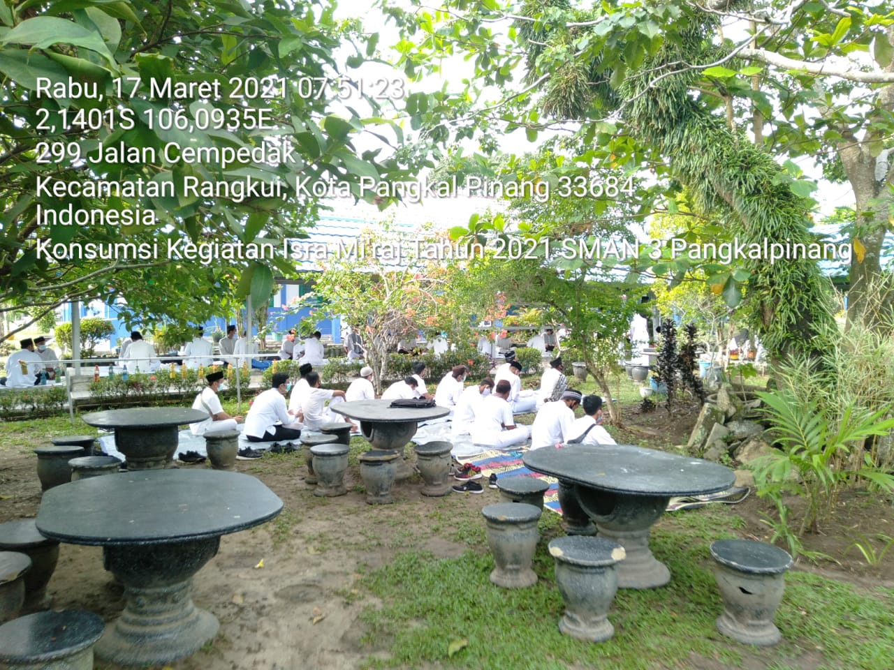 Kegiatan Isra'Miraj 2021 SMAN 3 PANGKALPINANG
