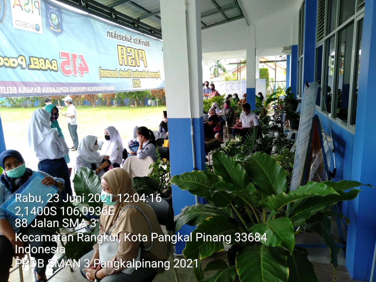 Penerimaan Siswa Baru SMAN 3 Pangkalpinang Tahun 2021