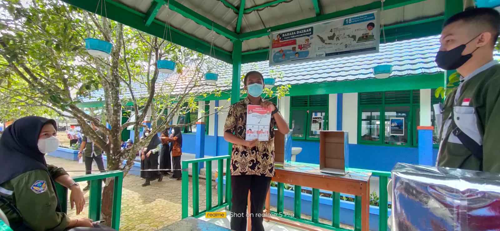 Pemungutan Suara Pemilihan Paslon Ketua dan Wakil Ketua OSIS