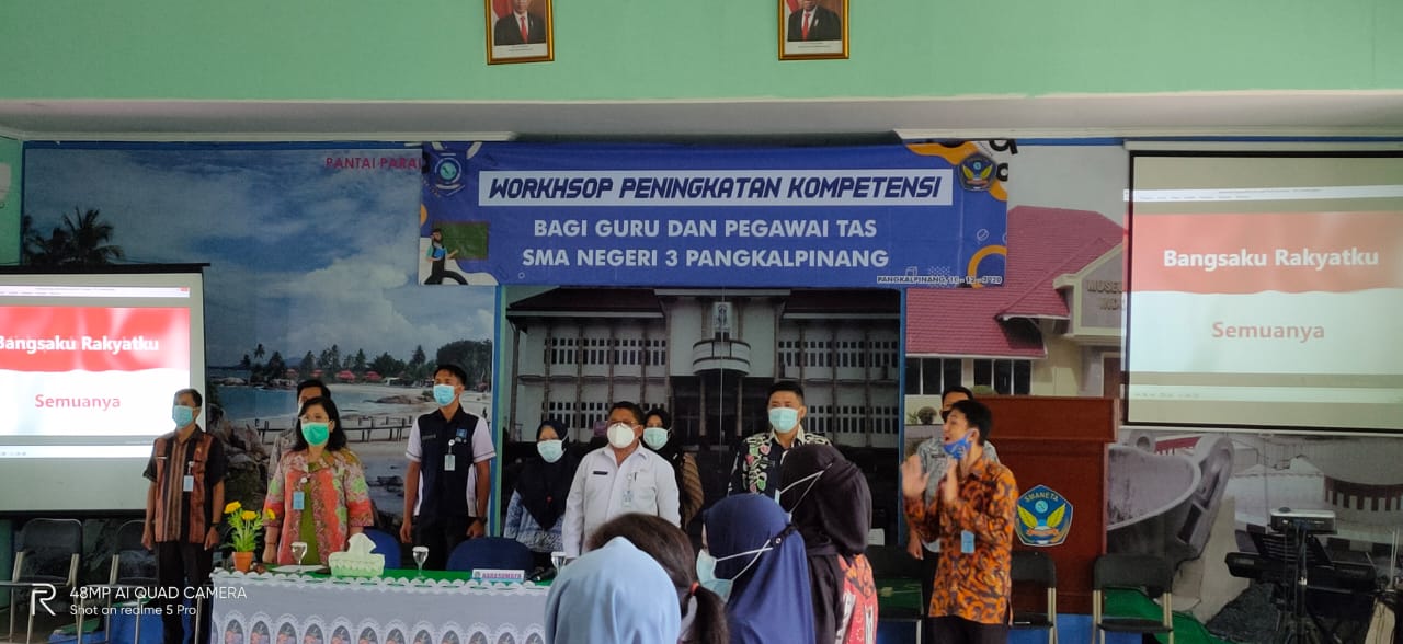 Workshop penigkatan Kompetensi Guru dan pegawai TAS