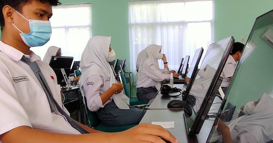 Pelaksanaan ANBK SMA Negeri 3 Pamgkalpinang 2021