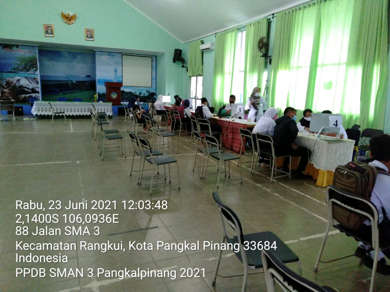 Penerimaan Siswa Baru SMAN 3 Pangkalpinang Tahun 2021
