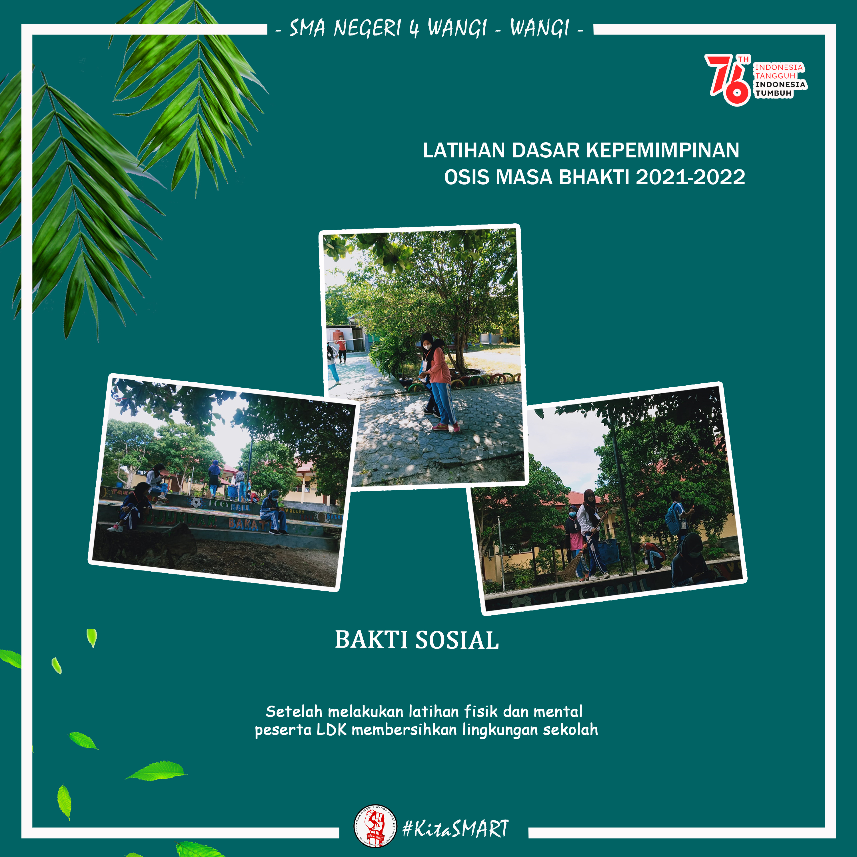 Latihan Dasar Kepemimpinan Osis Masa Bakti 2021-2022