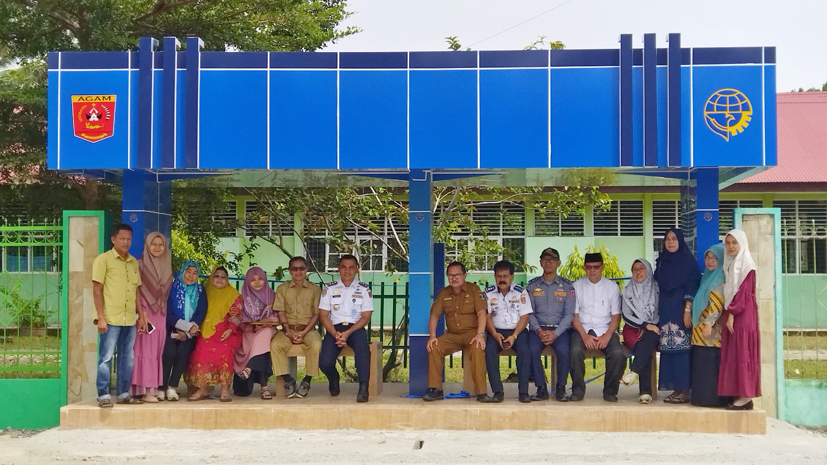 KEGIATAN PERESMIAN HALTE SMAN 1 TANJUNG MUTIARA
