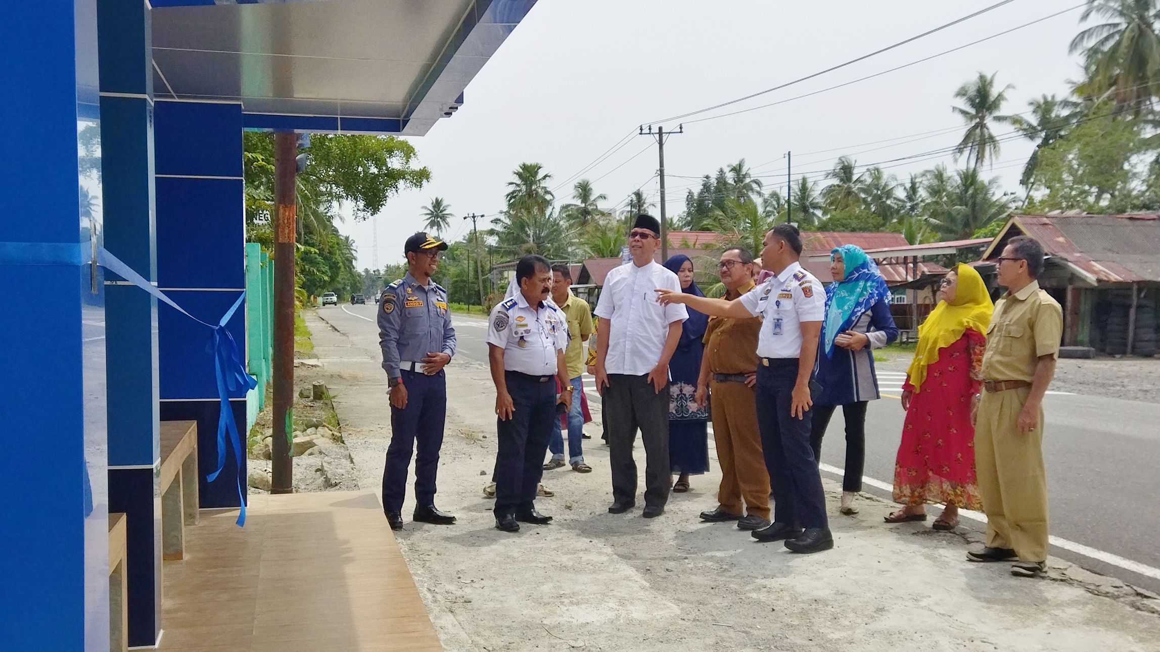 KEGIATAN PERESMIAN HALTE SMAN 1 TANJUNG MUTIARA