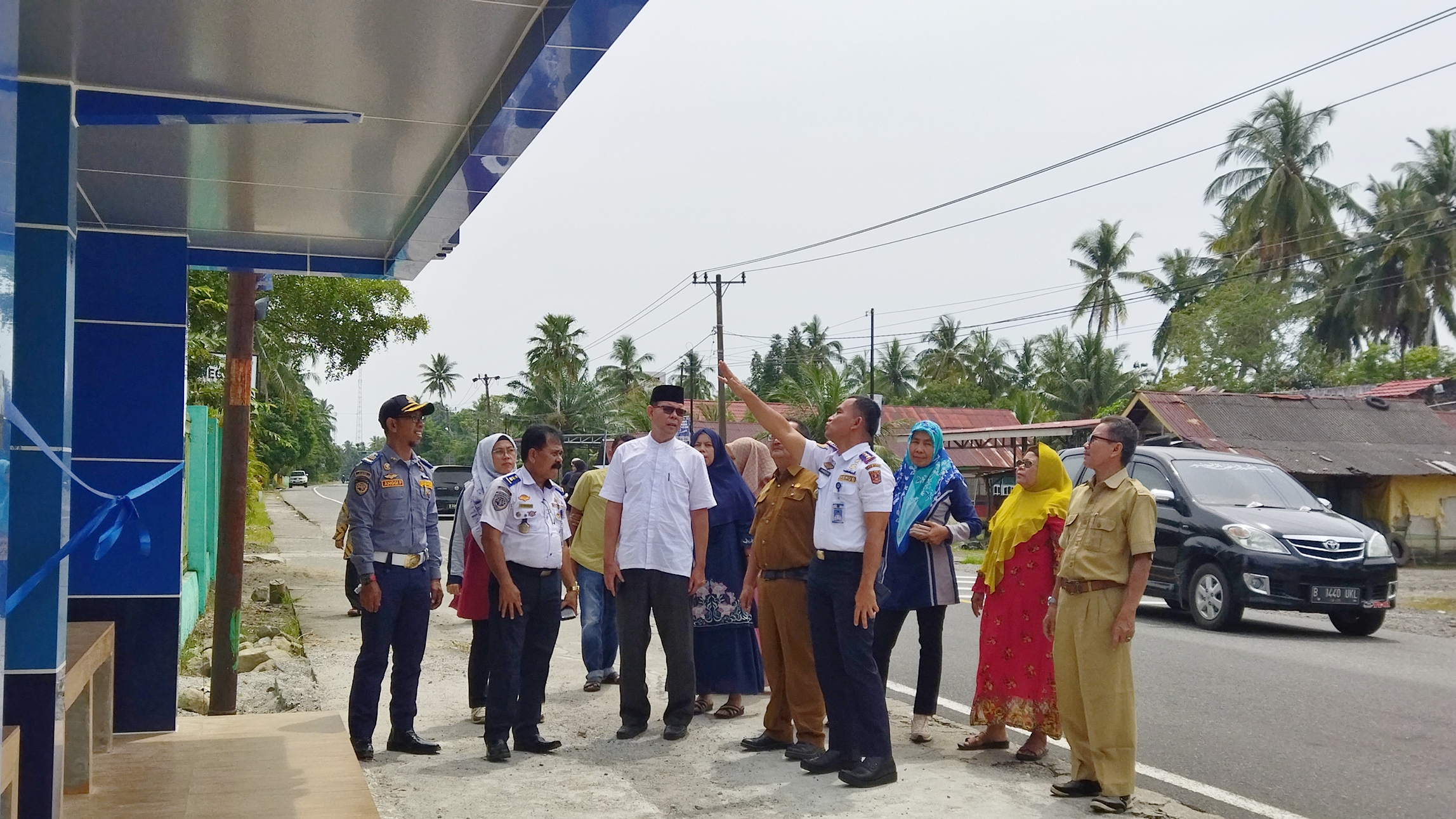 KEGIATAN PERESMIAN HALTE SMAN 1 TANJUNG MUTIARA