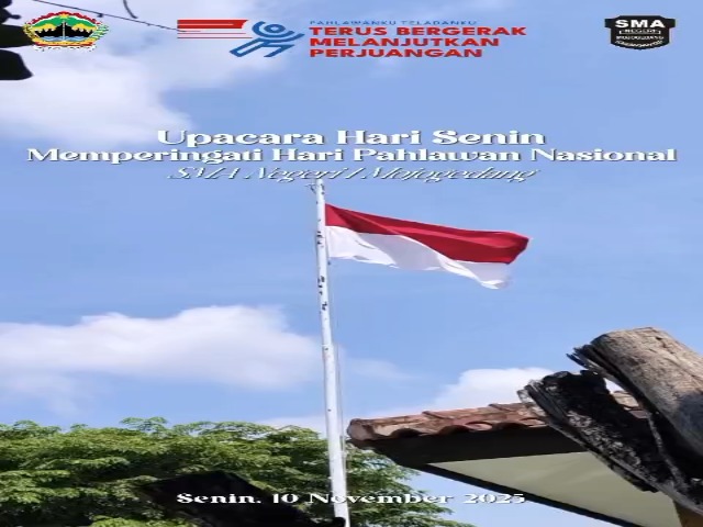 Upacara Hari Senin, Memperingati Hari Pahlawan Nasional