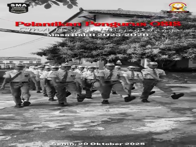 Pelantikan Pengurus OSIS SMAN 1 MOJOGEDANG Masa Bakti 2025/2026