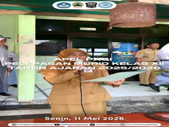 Apel Pagi Pelepasan Murid Kelas XII