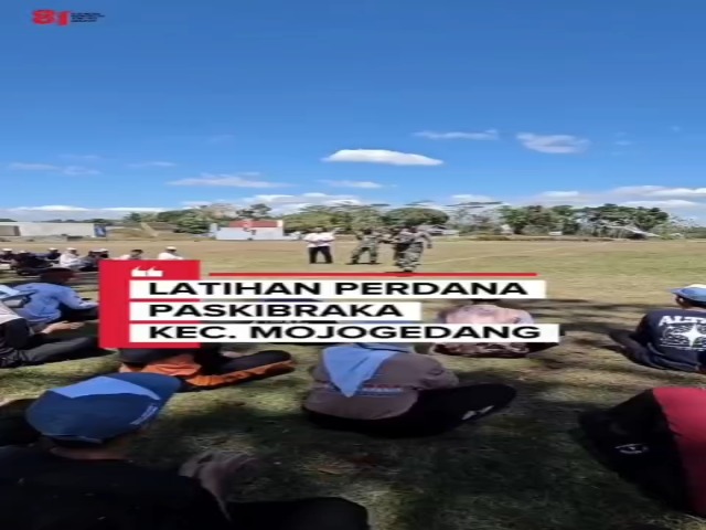 Dokumentasi Latihan Perdana Paskibra Kecamatan Mojogedang  Rabu, 22 Juli 2206