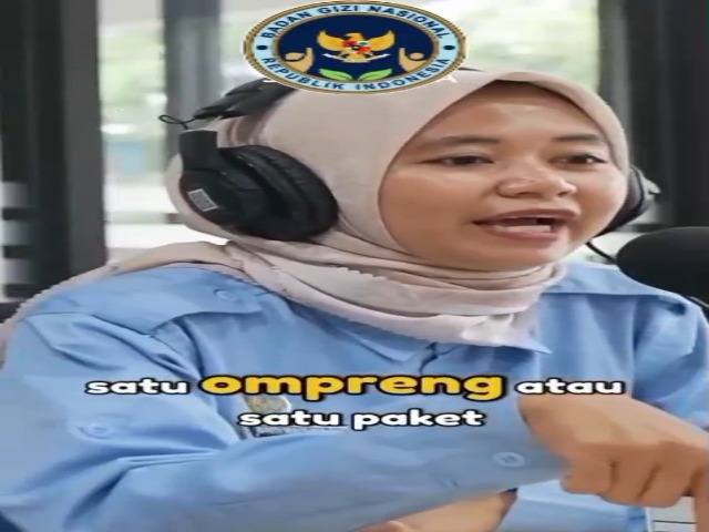 Penjelasan Tim Bada Gizi Nasional mengenai HPP untuk hitungan MBG perporsi