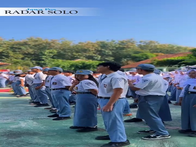 Apel Pelepasan siswa/i kelas XII SMAN MOJOGEDANG tahun ajaran 2024/2025