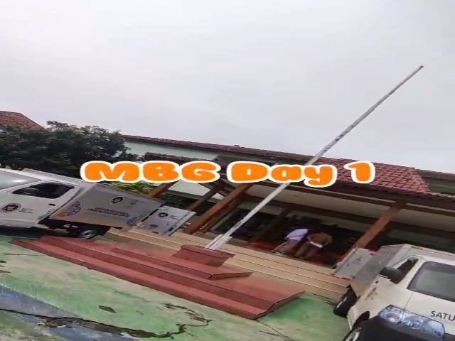 Hari pertama kedatangan MBG
