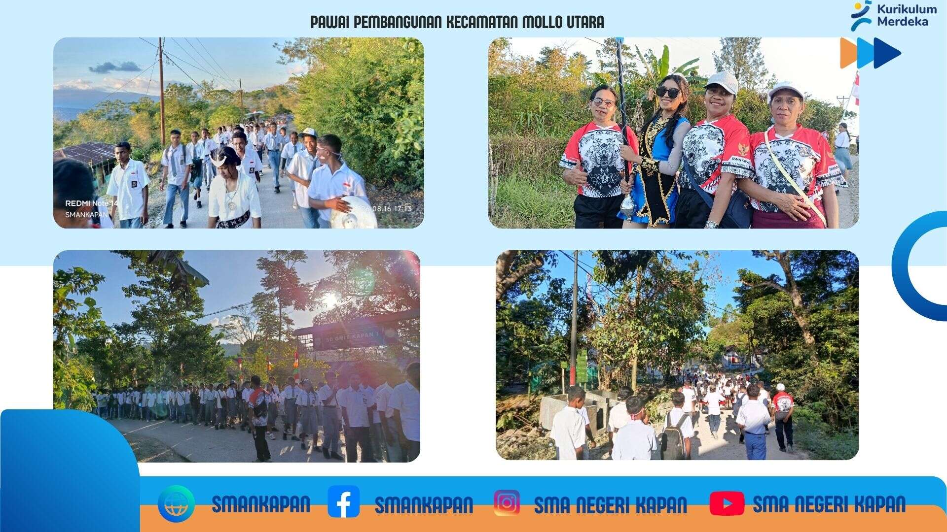 Pawai Pembangunan Kecamatan Mollo Utara Tahun 2026