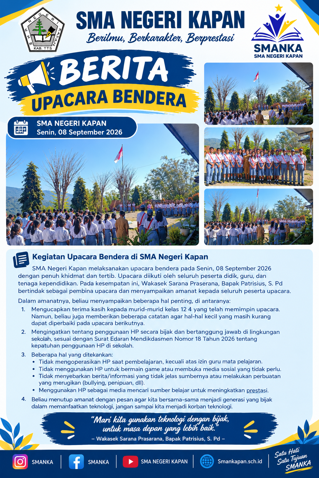 Berita Upacara Bendera