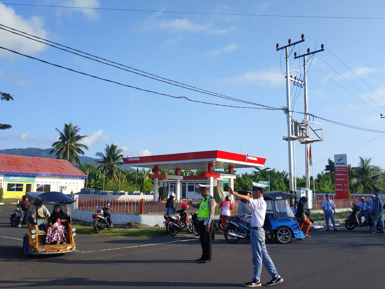 KEGIATAN KEMAH PKS DI POLSEK