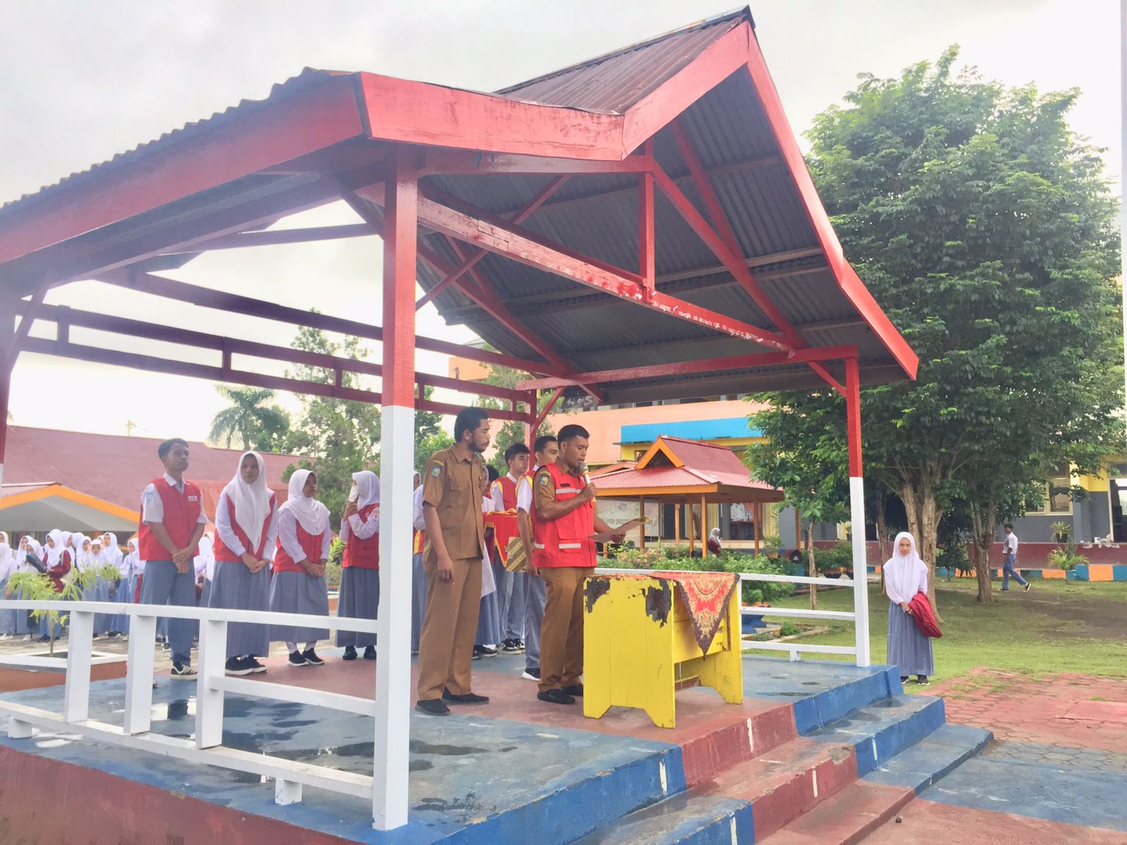 Pelantikan pengurus PMR SMAN 1 Tidore Kepulauan Tahun 2024
