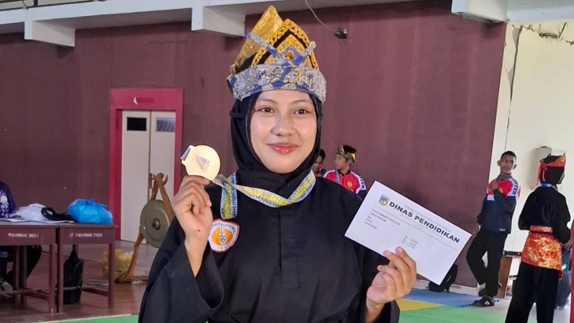 Juara 1 O2SN Tingkat Provinsi, Tahun 2026, Cabor Silat, Kategori Jurus Tunggal Putri. Andi Nabila
