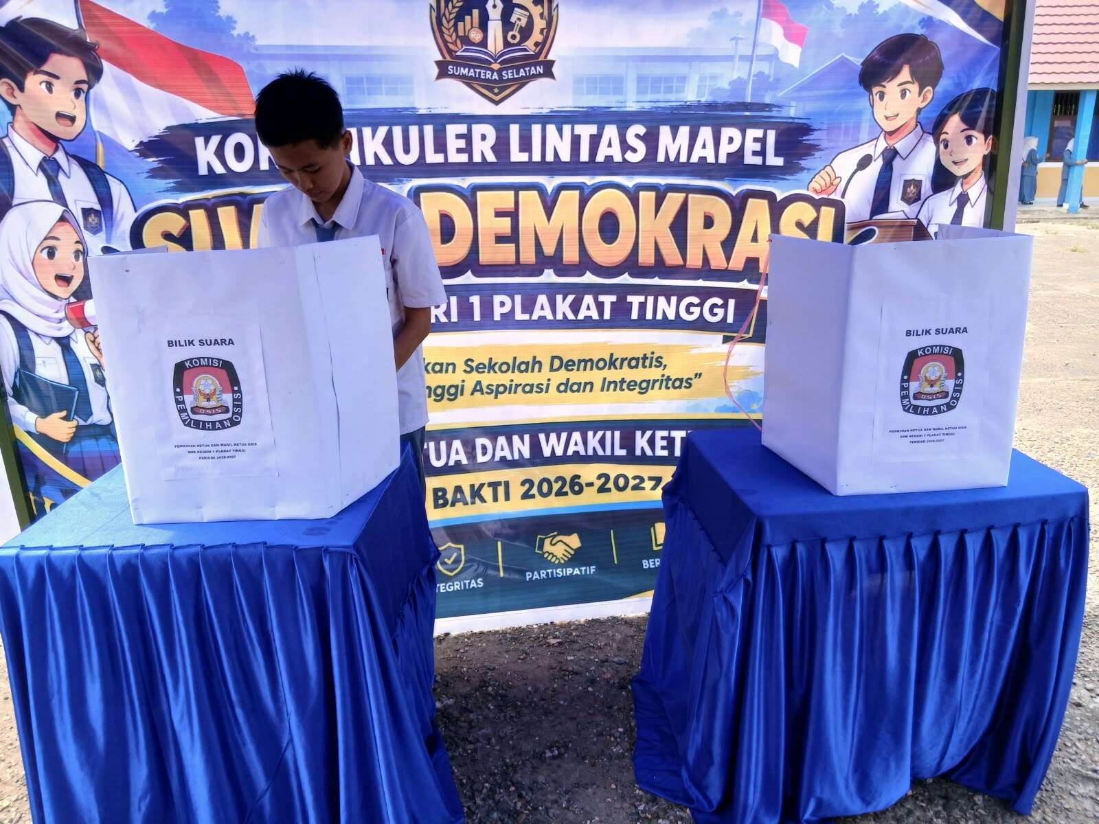 Pemilihan Ketua OSIS Periode 2026-2027 SMK NEGERI 1 PLAKAT TINGGI