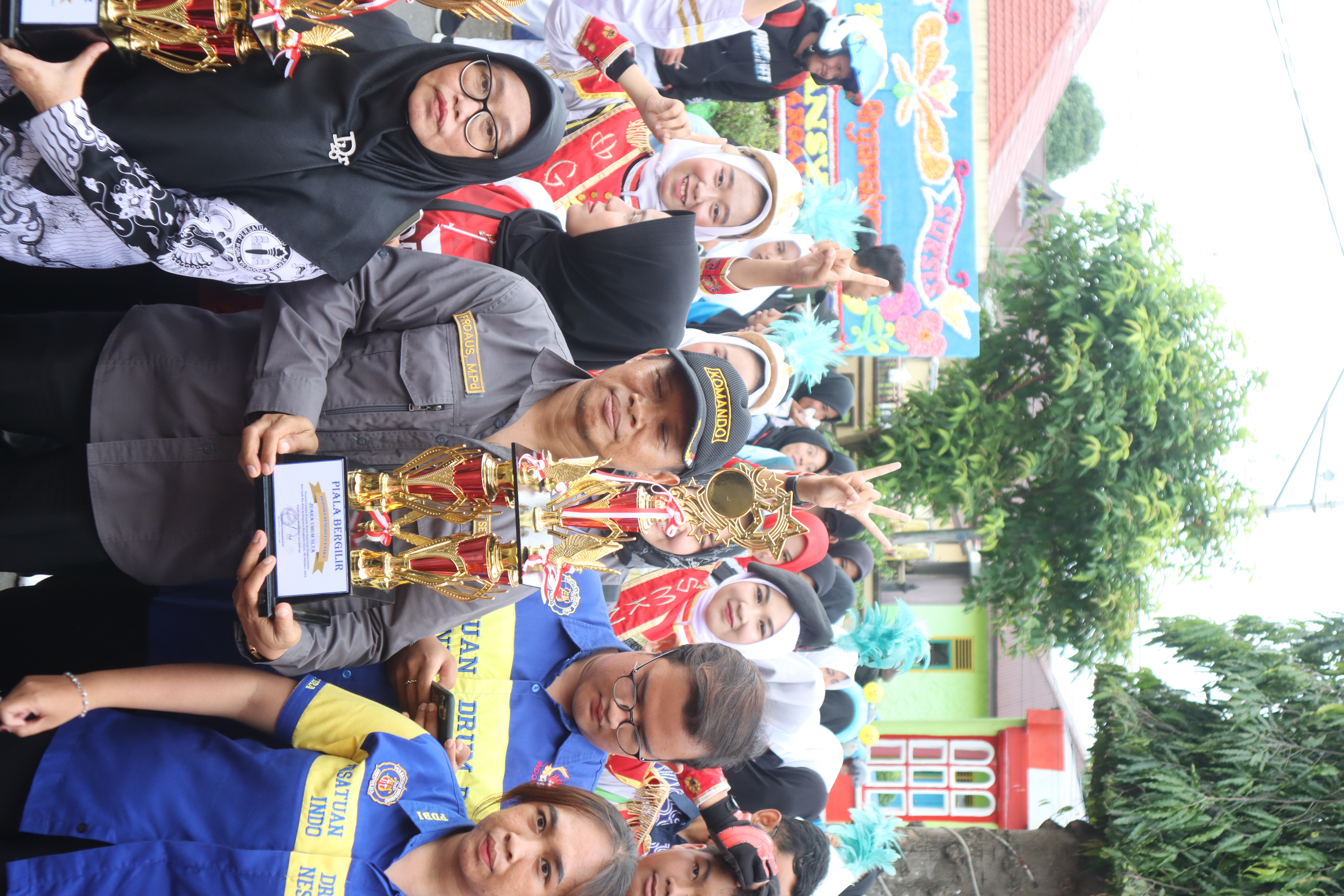 Juara I Lomba Drumband pada ajang HUT Kota Arga Makmur Ke-46 Tahun 2022