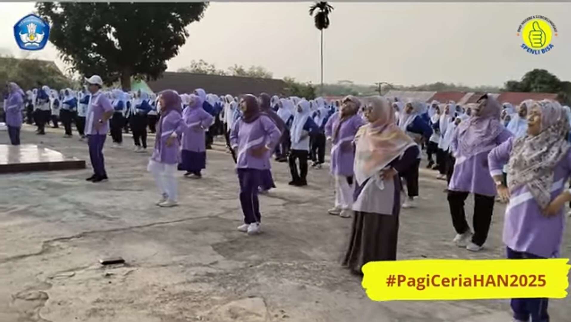 senam bersama anak indonesia hebat