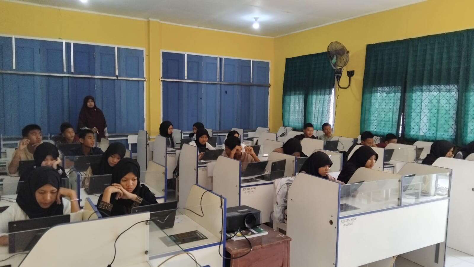 SMP N 5 LLG telah melakukan gladi TKA kelas IX