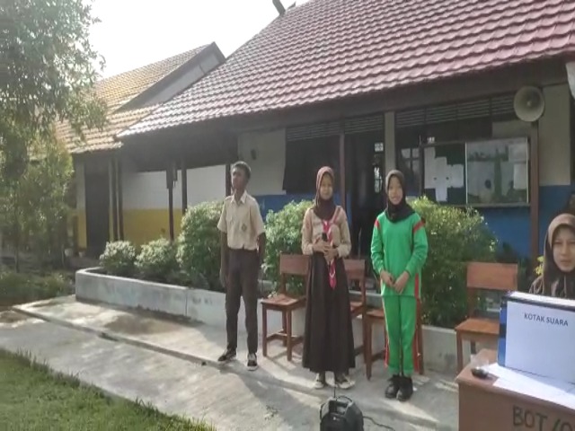 Prapemilihan Ketua OSIS SMPN 1 Sematu Jaya Tahun 2023