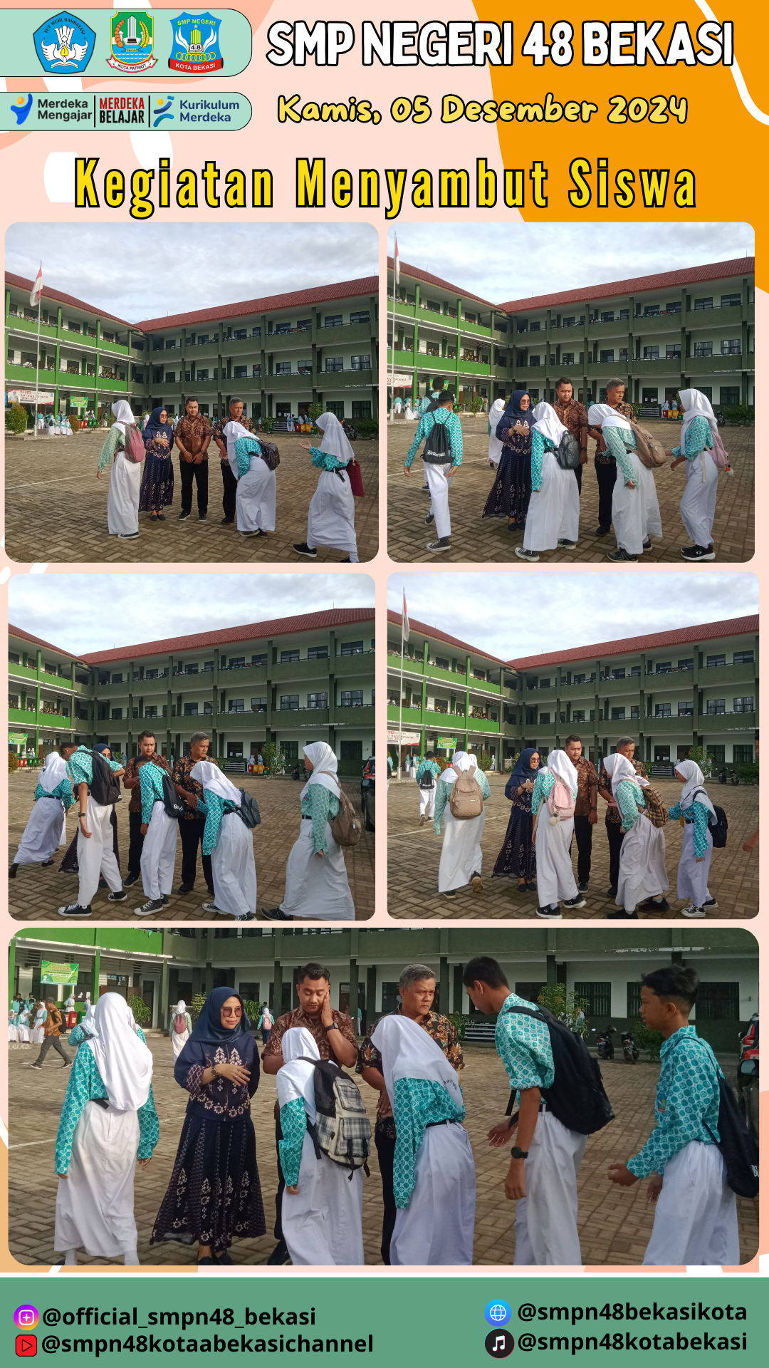 Menyambut Siswa (05 Desember 2024)