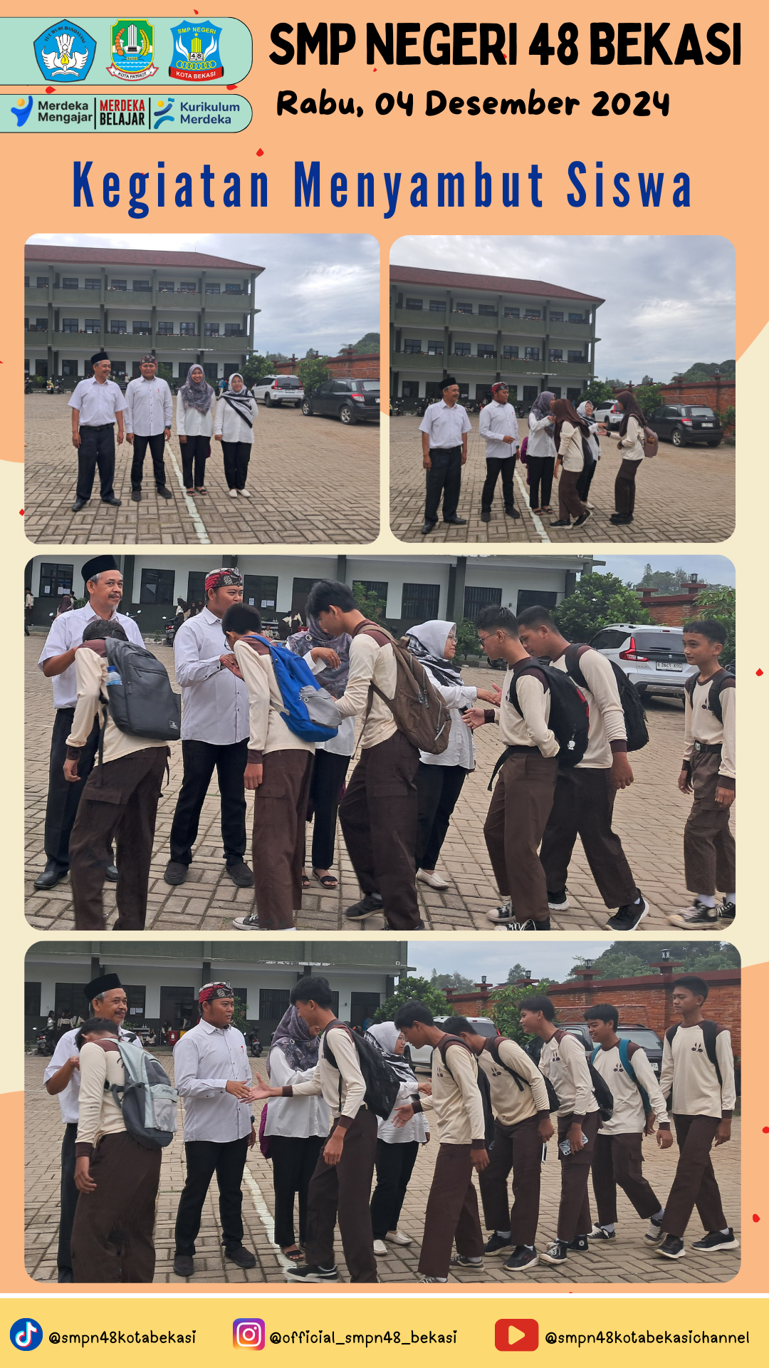 Menyambut Siswa (04 Desember 2024)